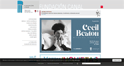 Desktop Screenshot of fundacioncanal.com